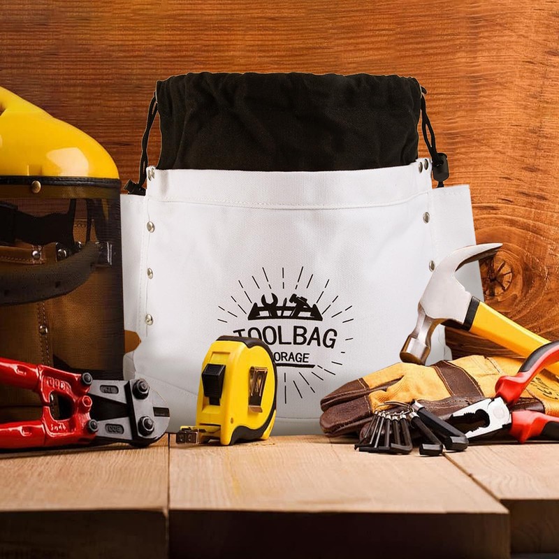 Bolt Tool Bag,Top Closing Bolt Bag with 3-Inch Drawstring,Heavy Duty