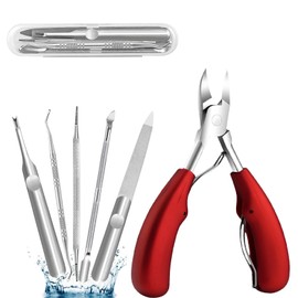 6PCS Pedicure Tools,Manicure & Pedicure Tools & Accessories,Toenail File and Lifters Stainless Steel,Professional Manicure & Pedicures Accessories for Men & Women.