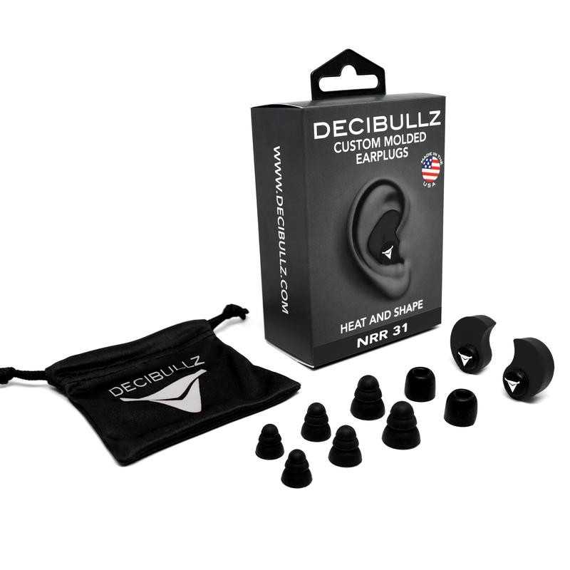 Decibullz Moldable Earplugs - 31dB Highest NRR, Comfortable Hearing Protection