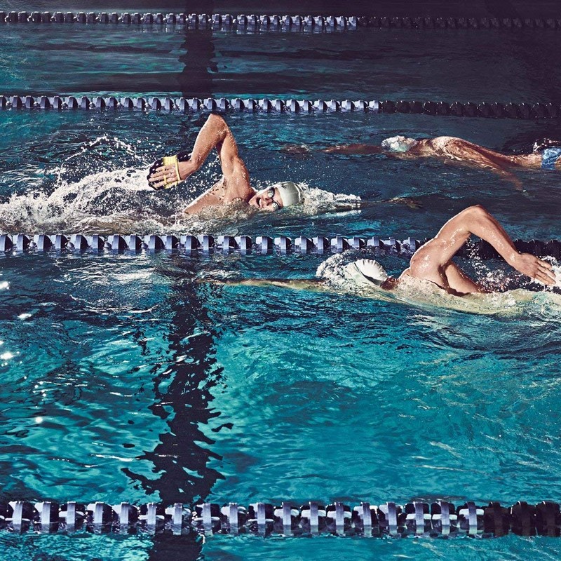 Speedo Unisex Swim Training Preflex Paddles,Yellow,Large