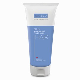 Nioblu Nio Moisturising Filler Mask - Intensive Moisturising - For Healthy, Strong Hair - Shiny, Not Weighted - Natural Ingredients - Modern Technology - 200 ml