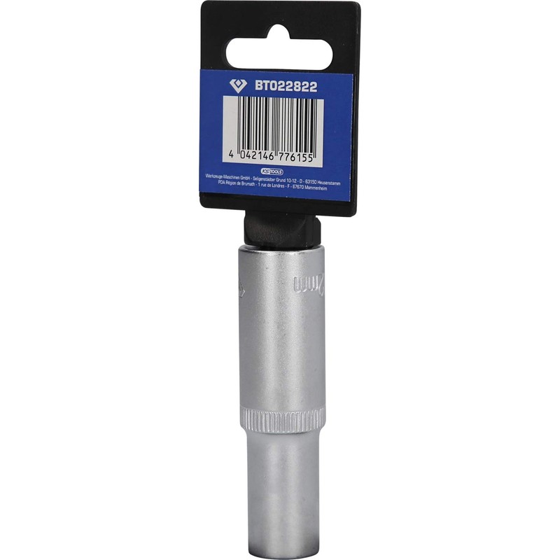 Brilliant Tools BT022822 1/2 Inch Socket Spanner, Long, 77 mm,