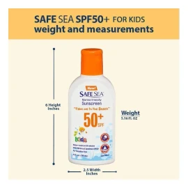 Protector Solar Y Bloqueo Picaduras Medusas Para Niños Safe