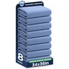 Washable Bed Pads 34" x 36" - 8 Pack, Blue,