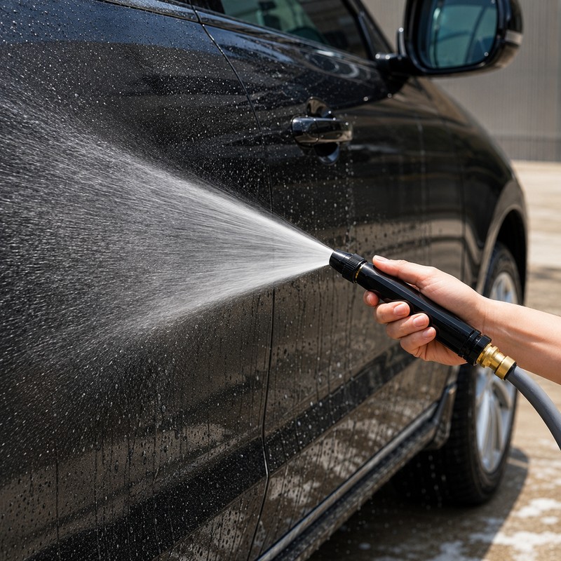 Car Wash Water Gun for Vehicle Cleaning – Adjustable Alloy