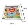 Reloj Montessori Juego Infantil Didctico De Madera Pizarra Madera