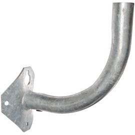 RAB Lighting BWC12 Floodlight Brackets for Wood Poles, Steel, 5.0 EPA Maximum Capacity, Galvanized Steel Color