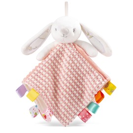 EAQ Newborn Baby gifts Baby Comforters Baby Essentials for Newborn soft baby toys for Newborn baby girl gift Easter gift (Rabbit)