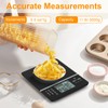 Báscula de alimentos con calculadora nutricional, pantalla digital, cálculo de