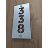 Número para casa u oficina placa de aluminio compuesto 30x15