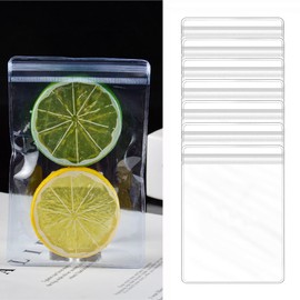 VASANA 50PCS PVC Jewelry Self Seal Pouch Transparent Anti Tarnish Zipper Lock Bag for Jewelry Earring Ring Necklace Organizer(6 * 8cm), UPY58760T