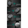 Timever Digital Wrist Watch, Men's, Waterproof, w/Stopwatch, LED, Running Watch,