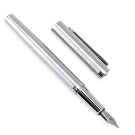 Pluma Estilográfica Diseño Clásico, Punta Extrafina, Ideal para Escritura Elegante Uso con Tinta Estándar, para Negocios, Estudiante, Papelería, Suministros de Oficina, Herramienta de Escritura