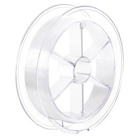 DAZLUTE Clear Fishing Line for Hanging, 328 ft Nylon Rope Fishing Wire Invisible Braid, String Strong Monofilament Line for Crafts, Beading and Decorations(0.3mm)