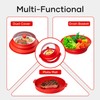 2 in 1 Microwave Splatter Cover, Large Plastic & Silicone