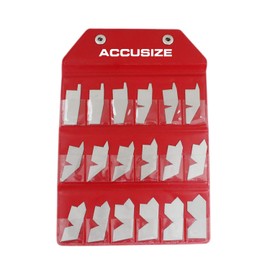 Accusize - Juego de Calibradores de Ángulos de 18 Piezas, EG02-5050