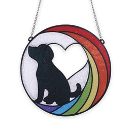 Dog Memorial Gift for Loss Of Dog, Acrylic Dog Memory Gift Dog Loss Sympathy Gift Dog Ornaments in Memory Pet Loss Gifts for Dog Lovers, Hanging in Windows, Doors, Walls