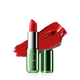 Clinique Pop Longwear Lipstick | Long Lasting, Satin, Matte + Shine, Chili Pop, 1 Count