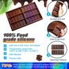 Ziliny Holographic Chocolate Molds Resin Silicone Chocolate Deep Thick Molds