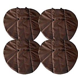 LoveNCreatures – Water Resistant - Chicken Saddle Jacket (4 Apron Pack) Hen Supplies w/Over The Wing Poultry Feather Saver | Hackle to Tail Safety Pad & Pecking Protection Vest Medium/Large Breeds