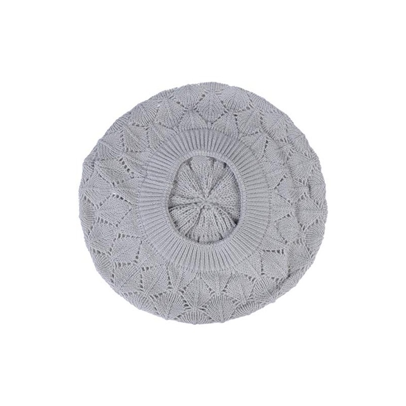 BYOS - Gorro de punto suave y ligero, Gris Plata
