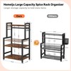Kitchen Countertop Organizer,3 Tier Large Spice Rack Organizer with Adjustable