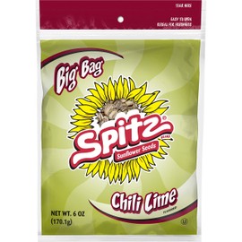 Spitz Chili Lime Flavored Sunflower Seeds, 6 Ounce Bags, 12 Count
