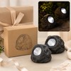 Solar Rock Light for Outdoor Landscaping – Waterproof Stone-Style Spotlight