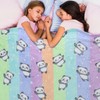 Children's Cuddly Blanket, Panda Blanket, Cuddly Blanket, Glow in the
