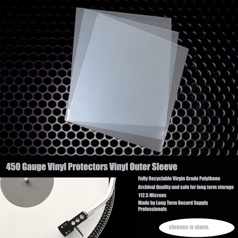 10 7" inch vinyl Single Plastic Polythene Record Sleeves/covers for