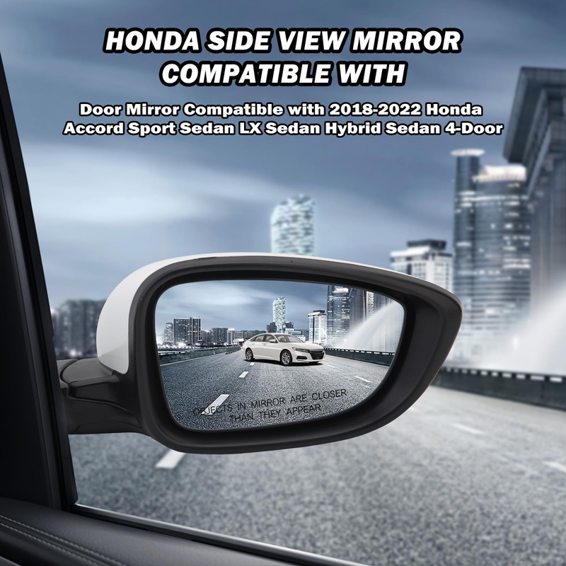 Passenger Side View Mirror Compatible with 2018 2019 2020 2021