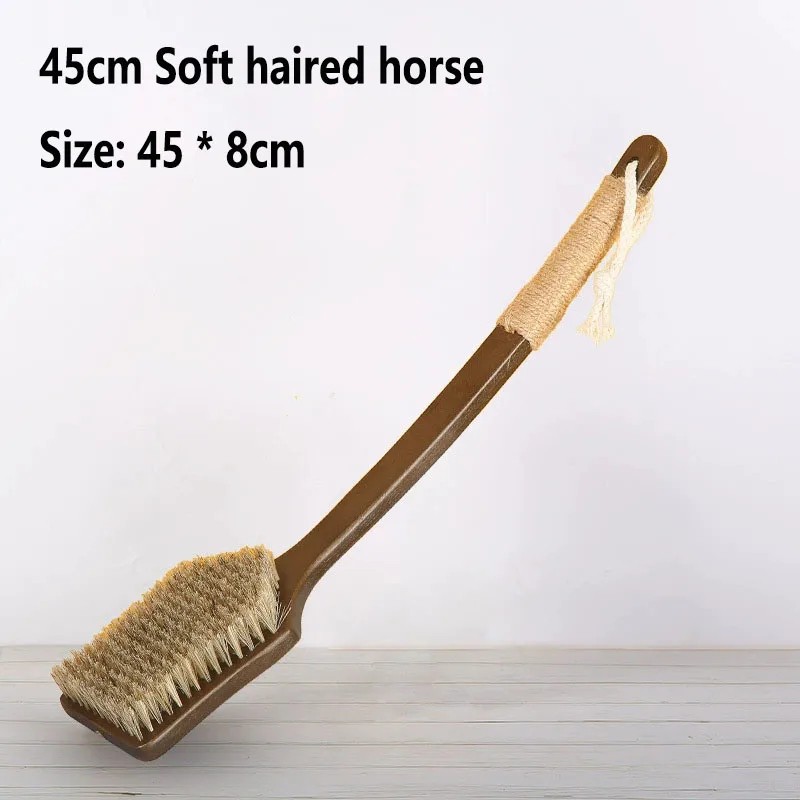 Long Handle Back Scrubber for Shower – Curved Body Brush