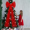 Soulchen 49 Inches Christmas Tree Topper Bow Large Fluffy Tulle