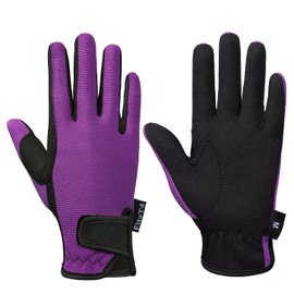 FitsT4 Sports Grip Gloves Kids Winter Riding Gloves Kids Boys 5-14 Years for Equestrian Cycling Gardening in 4 Colours