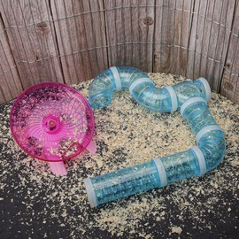 Hamster Tubes and Tunnels Kit Cage Extensions Transparent Connection External Pipe for Dwarf