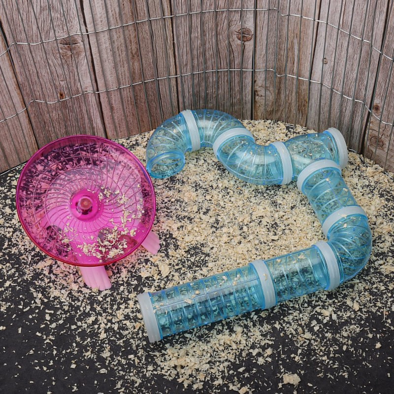 Hamster Tubes and Tunnels Kit Cage Extensions Transparent Connection External