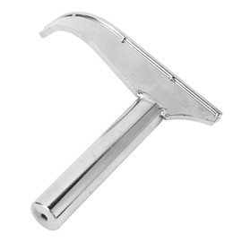 J Curved Lathe Tool Rest, 25mm Hardened Steel Post, Smooth Rounded Top for Bowl Turning Wood Lathe