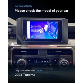 WEIPIN For 2024-2025 Tacoma (SR/SR5/TRD PreRunner) Screen Protector 8 Inch Glossy Tempered Glass Touchscreen *2 Accessories 9H Hardness Glass - No More Scratch&Fingerprint