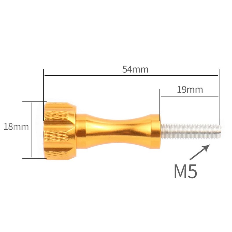 CS PRIORITY M5 Thumb Long/Short Aluminum Alloy Screw Hex Socket