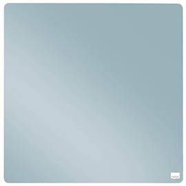 Nobo Mini Magnetic Whiteboard Coloured Tile, Frameless, Dry Wipe, Easy Clean, Wall Mountable, Home/Office, 360 x 360 mm, Grey, 1915624