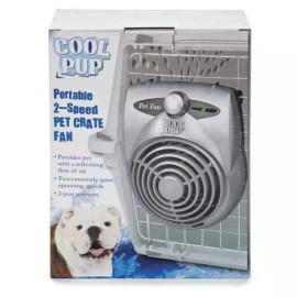 Cool Pup Dog Crate Cooling Fan Pet Cage Two Hours Of Cold Airflow Hanging Fans
