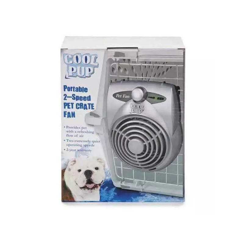 Cool Pup Dog Crate Cooling Fan Pet Cage Two Hours