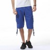 Leward Men's Cotton Twill Cargo Shorts Outdoor Wear Lightweight (US,