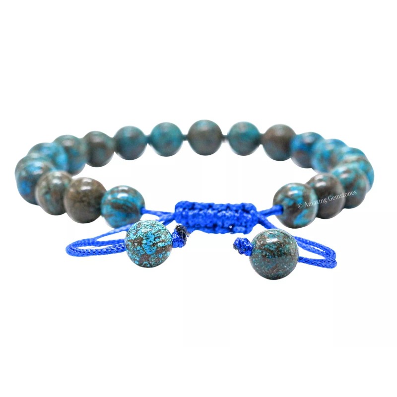 Amazing Gemstones Sea Pattern Bracelet - Adjustable
