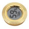 Insert Digital Hygrometer Round Cigar Box High Accuracy Electronic Temperature