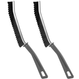 New Hard-Bristled Crevice Cleaning Brush, Multifunctional Gap Cleaning Brush Tool for Dead Corners, Bathroom, Kitchen, Tiles, Window, Door Slots, 2pcs