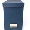 Bigso John Fiberboard Label Frame Desktop File Storage Box -