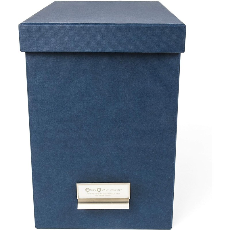 Bigso John Fiberboard Label Frame Desktop File Storage Box -