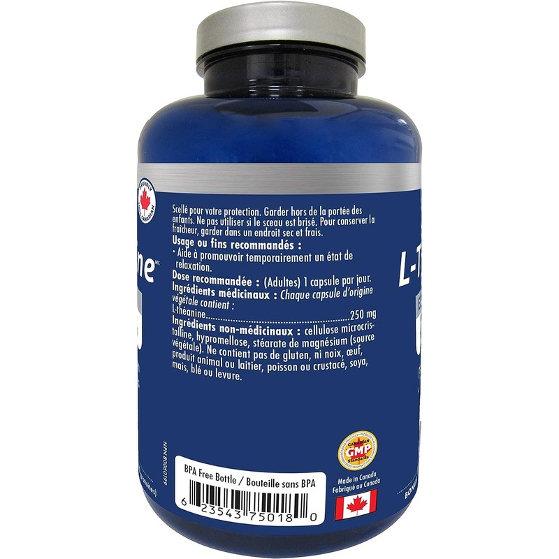 Naka Platinum PRO L-Theanine 250 mg Promotes Relaxation BONUS SIZE