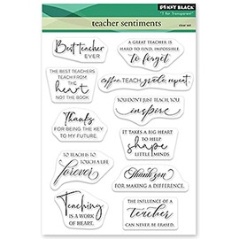 Penny Black Clear Stamps-Teacher Sentiments